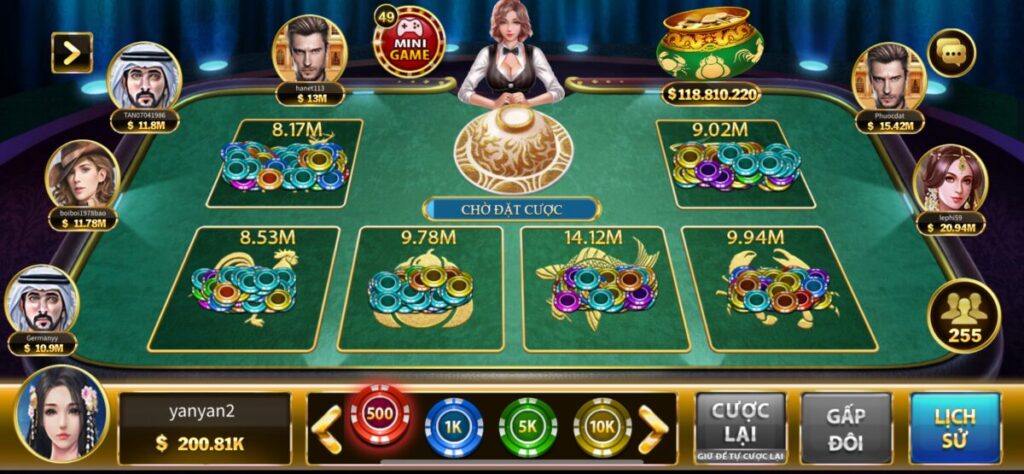 Game bầu cua: Hướng dẫn chơi và cách đặt cược chính xác trên ManClub